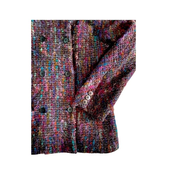 Toffs Vintage 80s Mohair Blend Blazer, Size M/L? - Picture 6 of 7